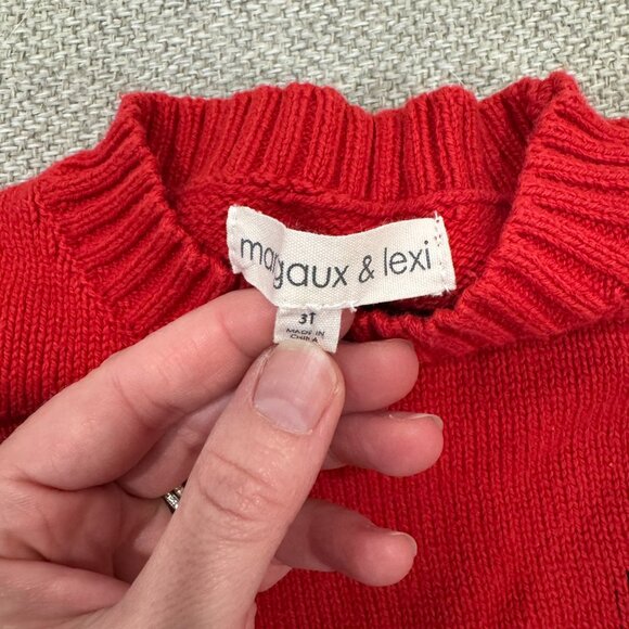 SCOTTIE DOG 3T Red Sweater - Picture 2 of 2